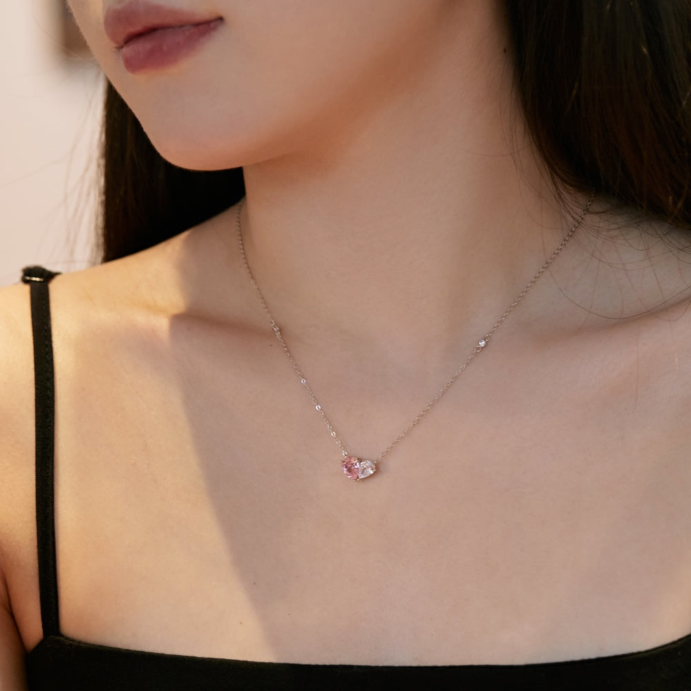 Pomuse Unique Heart Shape Necklace
