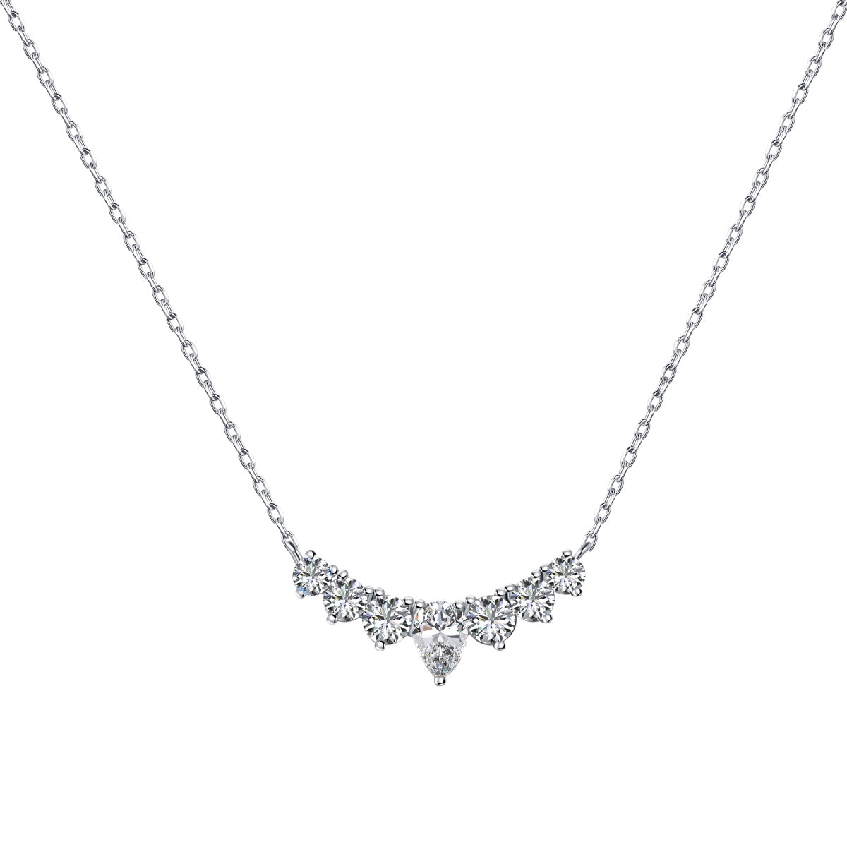 Pomuse Dainty Colorful Heart Necklace