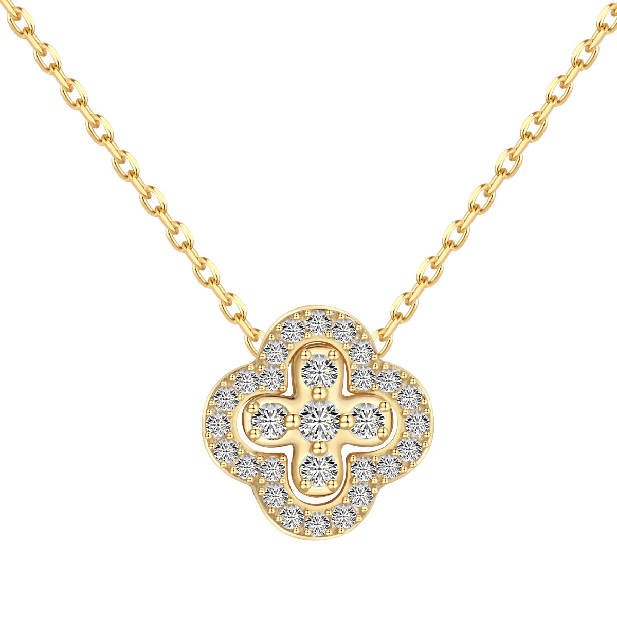 Pomuse Four-Leaf Clover Various DIY Wearable Necklaces