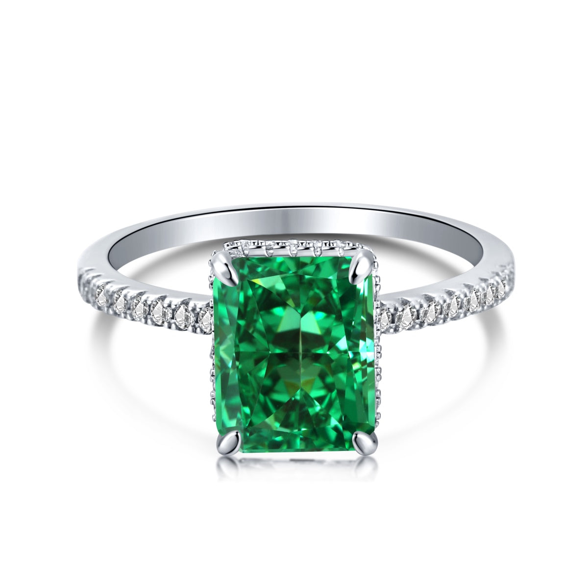 Pomuse 4.0 Carat Luxurious Engagement Ring