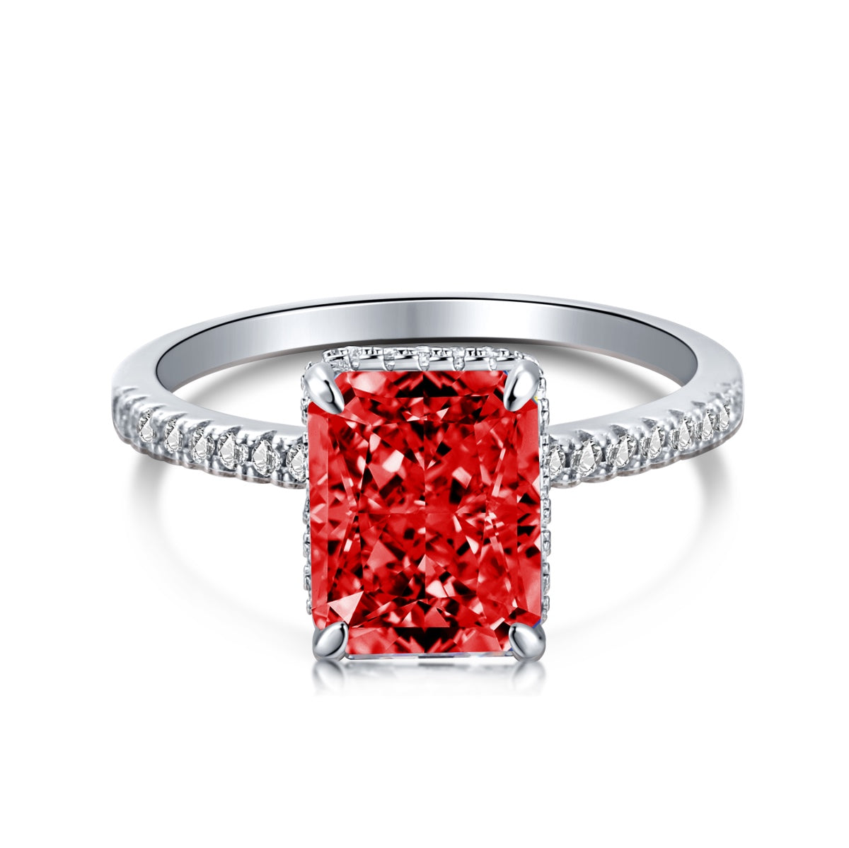 Pomuse 4.0 Carat Luxurious Engagement Ring