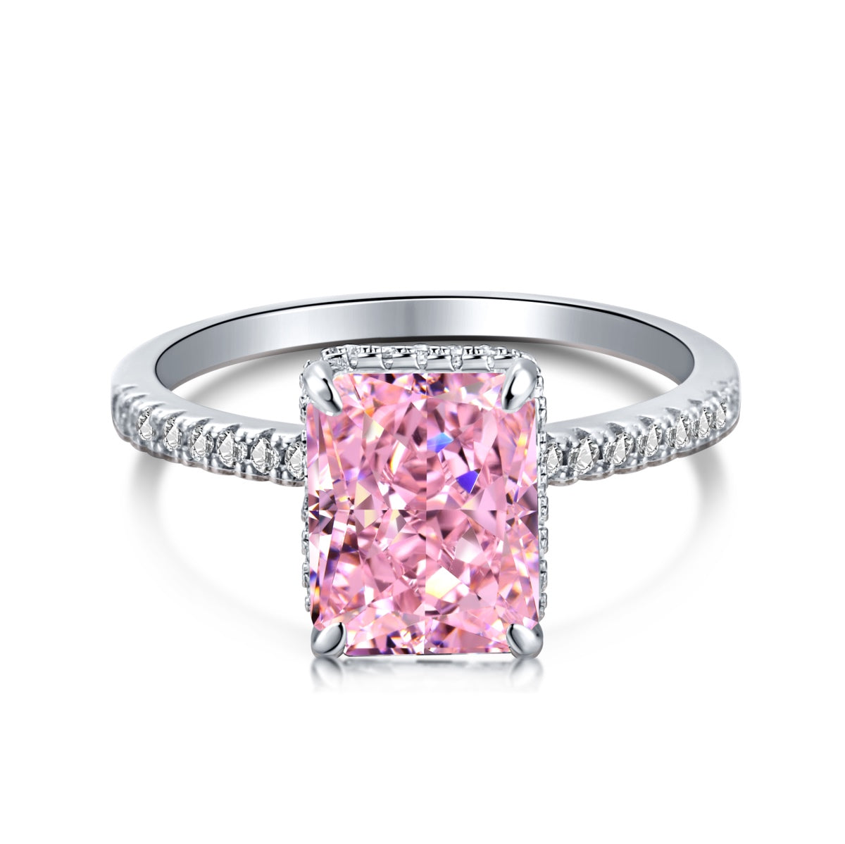 Pomuse 4.0 Carat Luxurious Engagement Ring