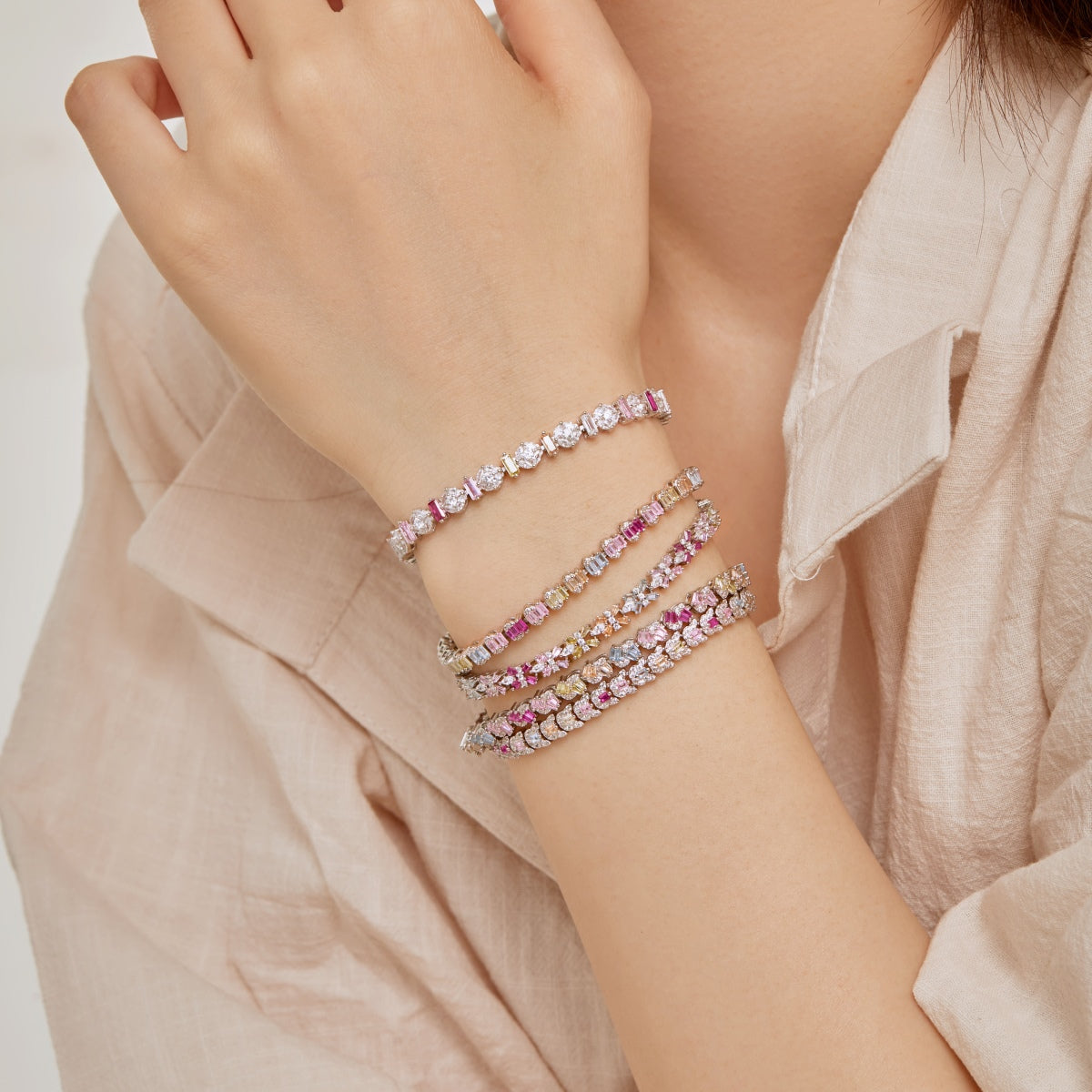 Pomuse Unique Colorful Butterfly Shape Party Bracelet