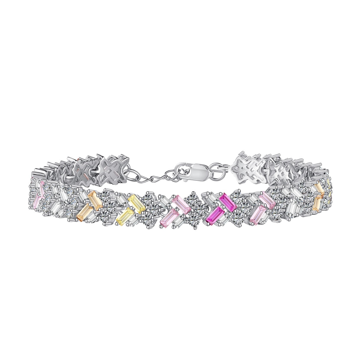 Pomuse Dazzling Unique Multi Shape Daily Bracelet