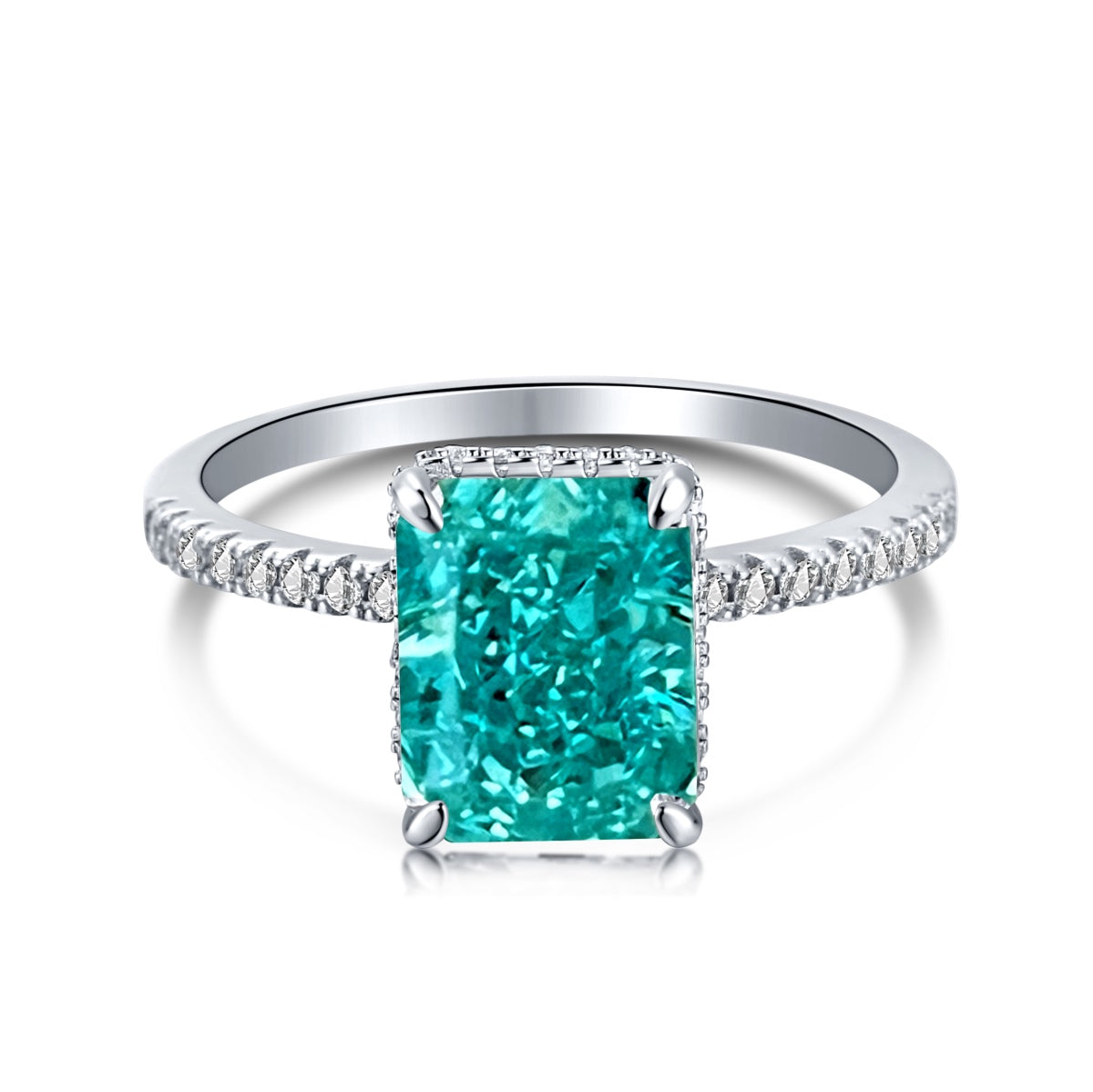Pomuse 4.0 Carat Luxurious Engagement Ring