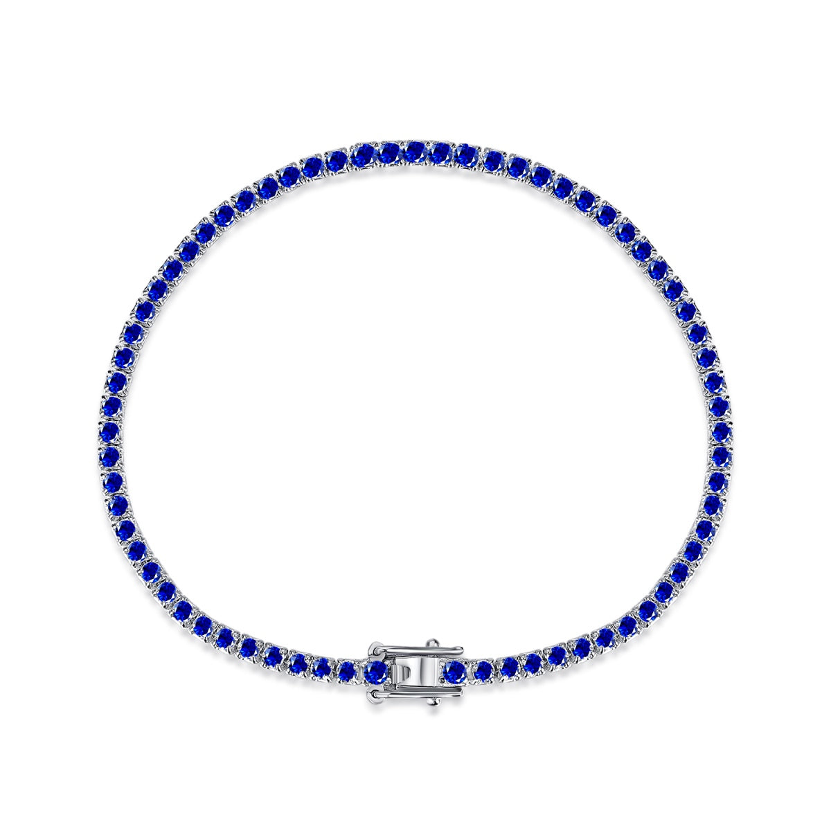 Pomuse Dazzling Colorful Round Cut Daily Bracelet