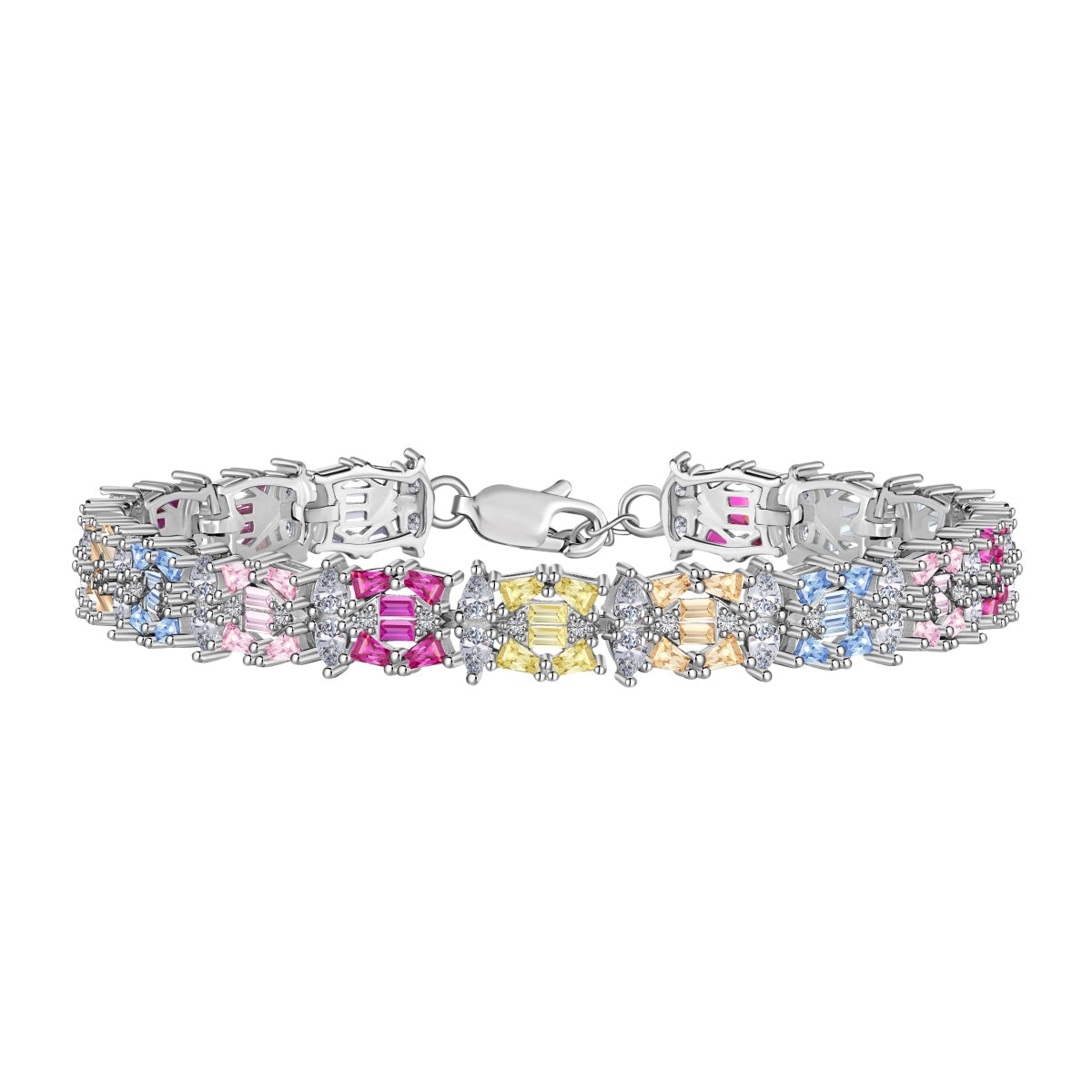 Pomuse Delicate Colorful Multi Cut Party Bracelet