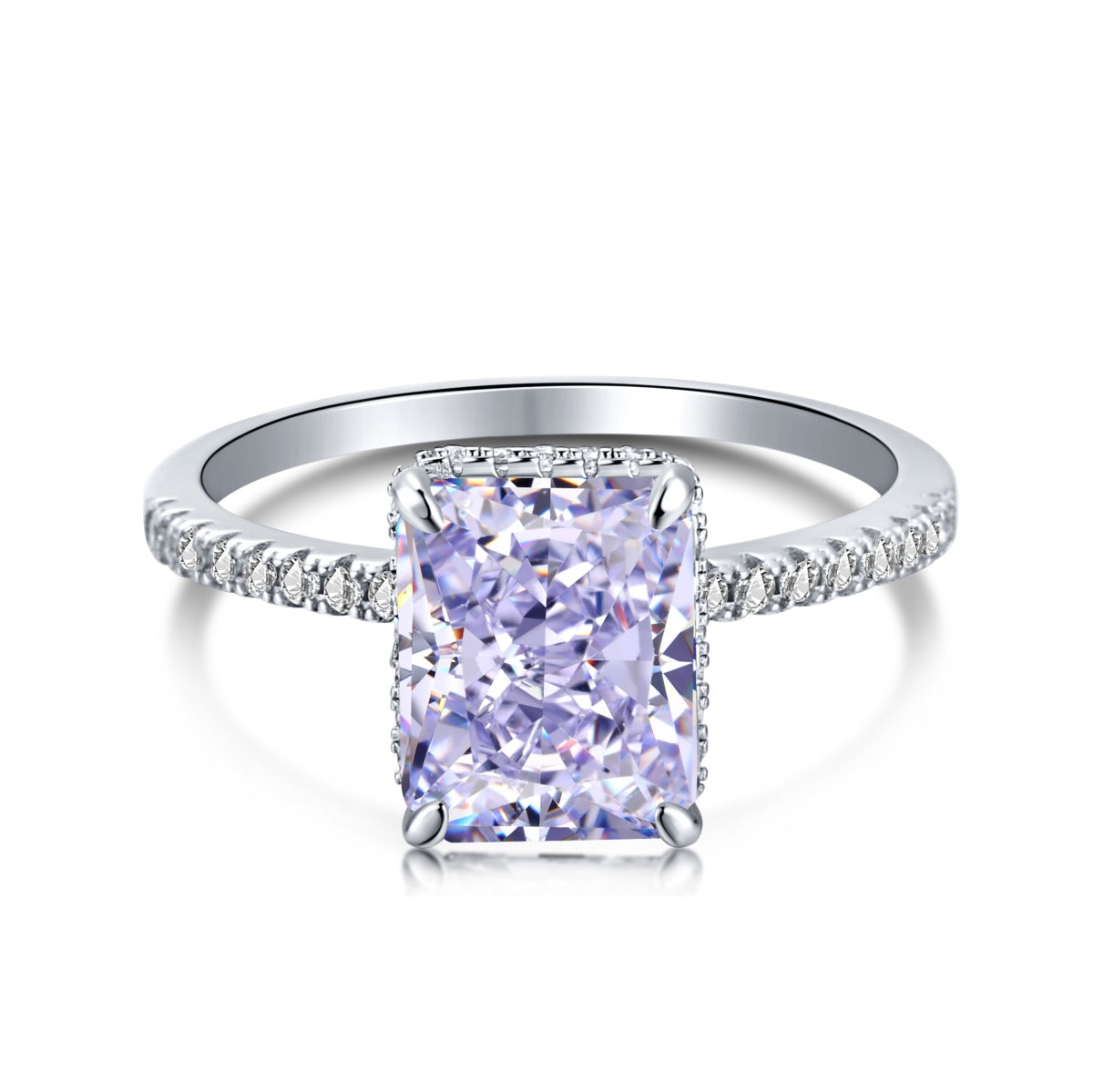 Pomuse 4.0 Carat Luxurious Engagement Ring