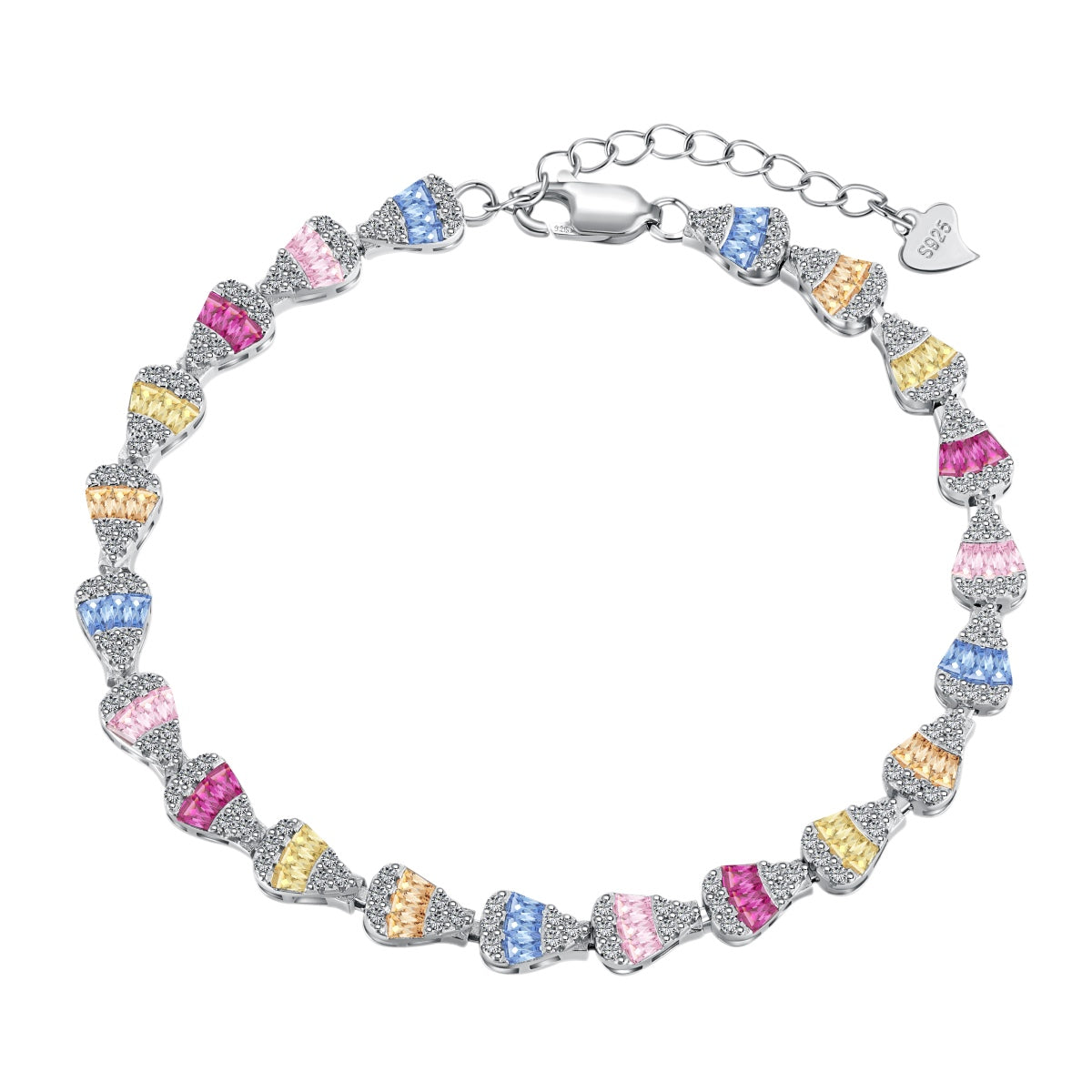 Pomuse Radiant Water Drop Shape Daily Bracelet