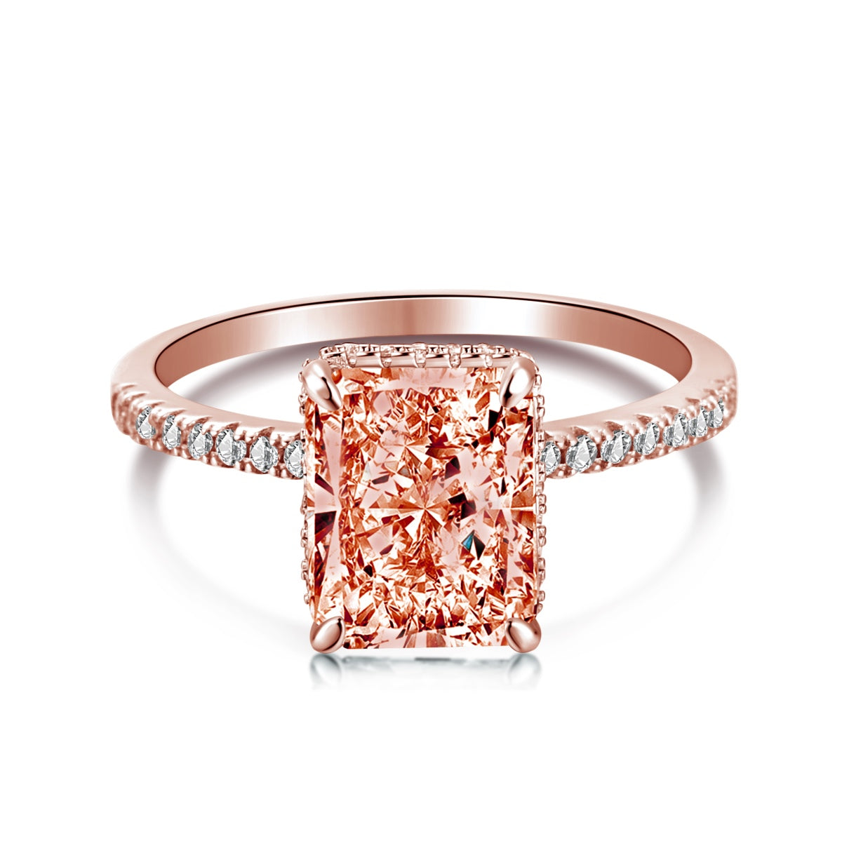 Pomuse 4.0 Carat Luxurious Engagement Ring