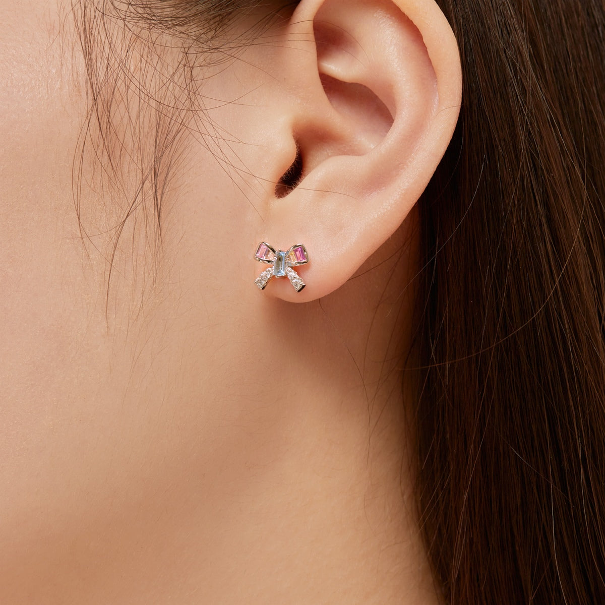 Pomuse Ornate Butterfly Shape Daily Earrings