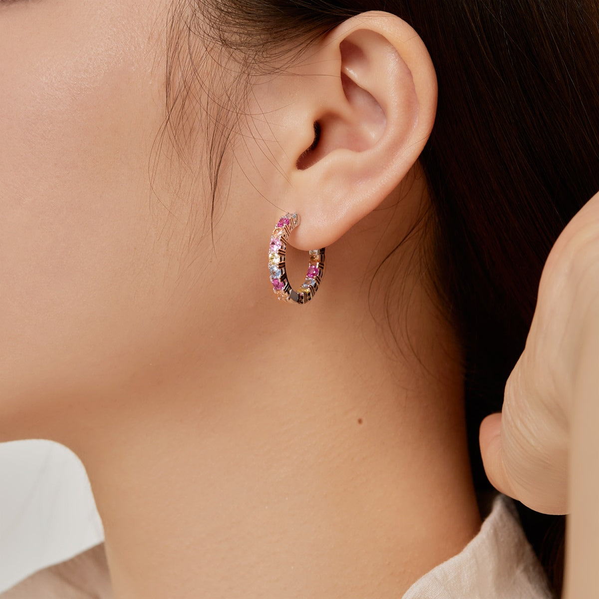 Pomuse Unique Round Cut Daily Earrings
