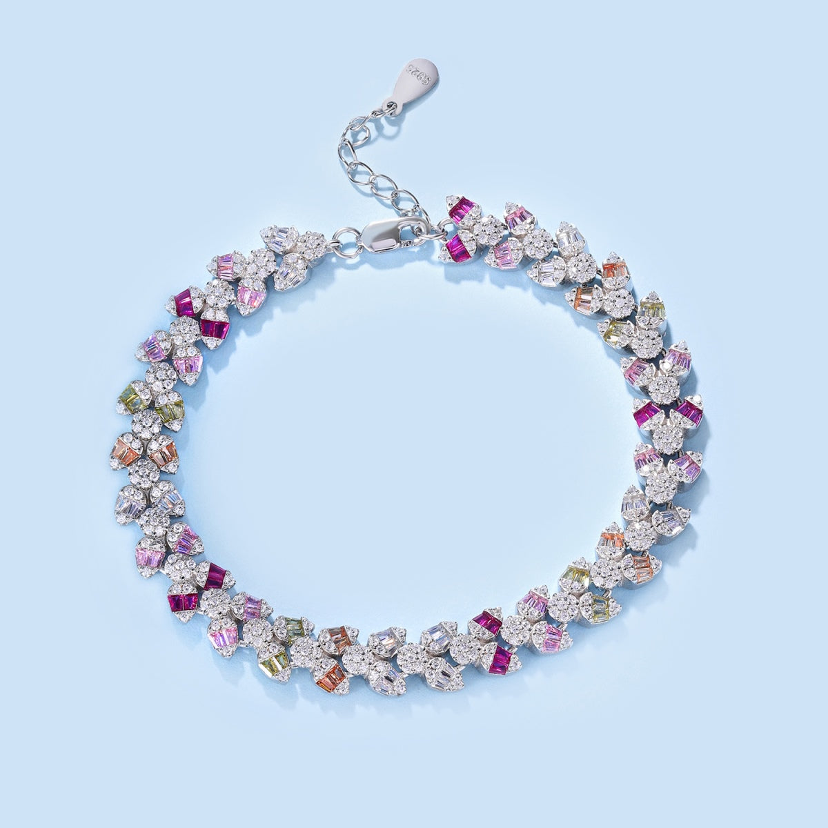 Pomuse Dainty Exquisite Flower Shape Daily Bracelet