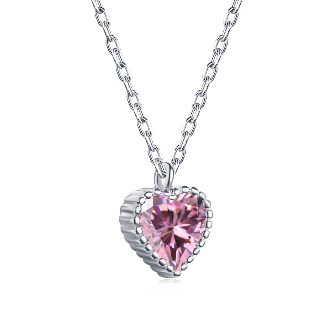 Pomuse Ornate Heart Shape Necklace