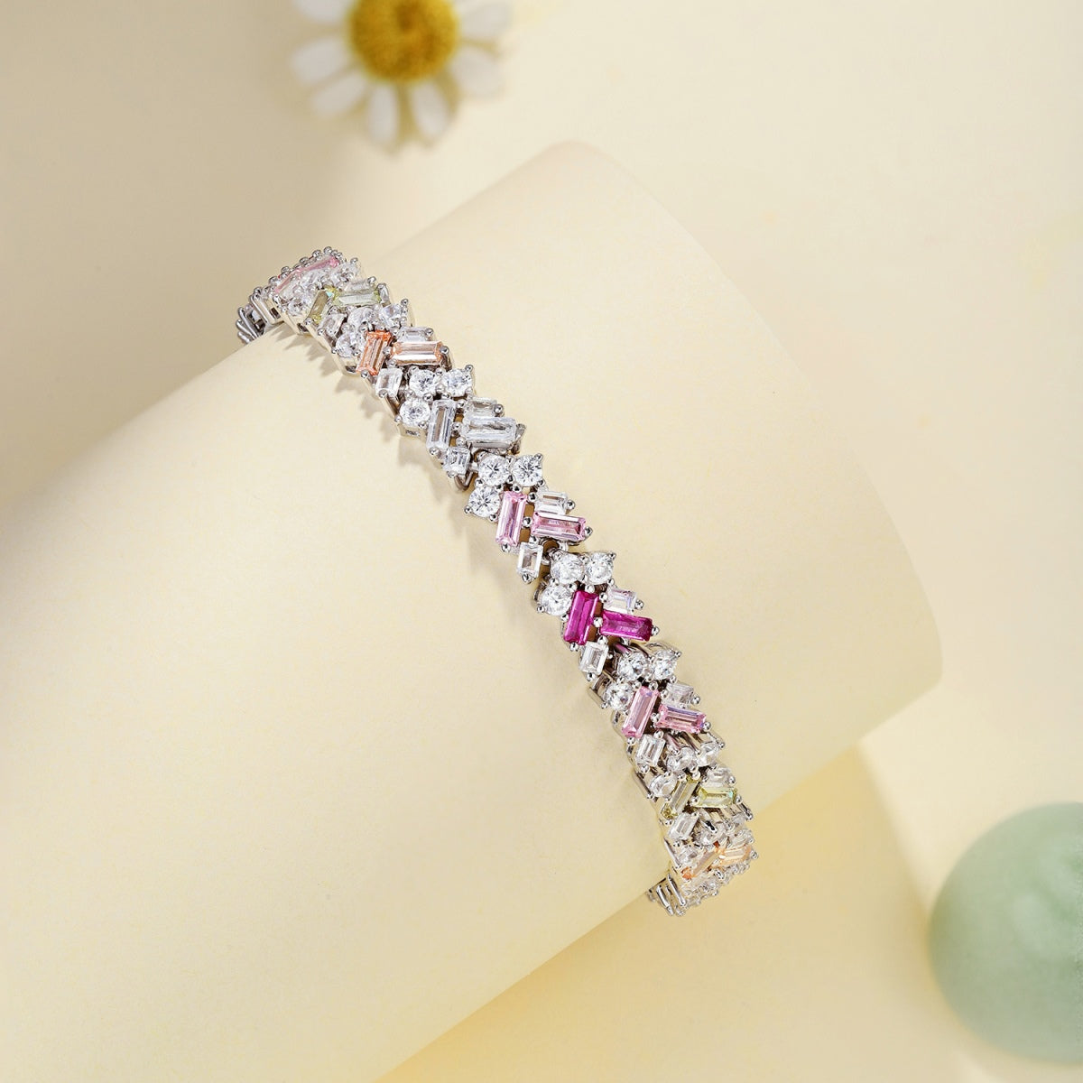 Pomuse Dazzling Unique Multi Shape Daily Bracelet