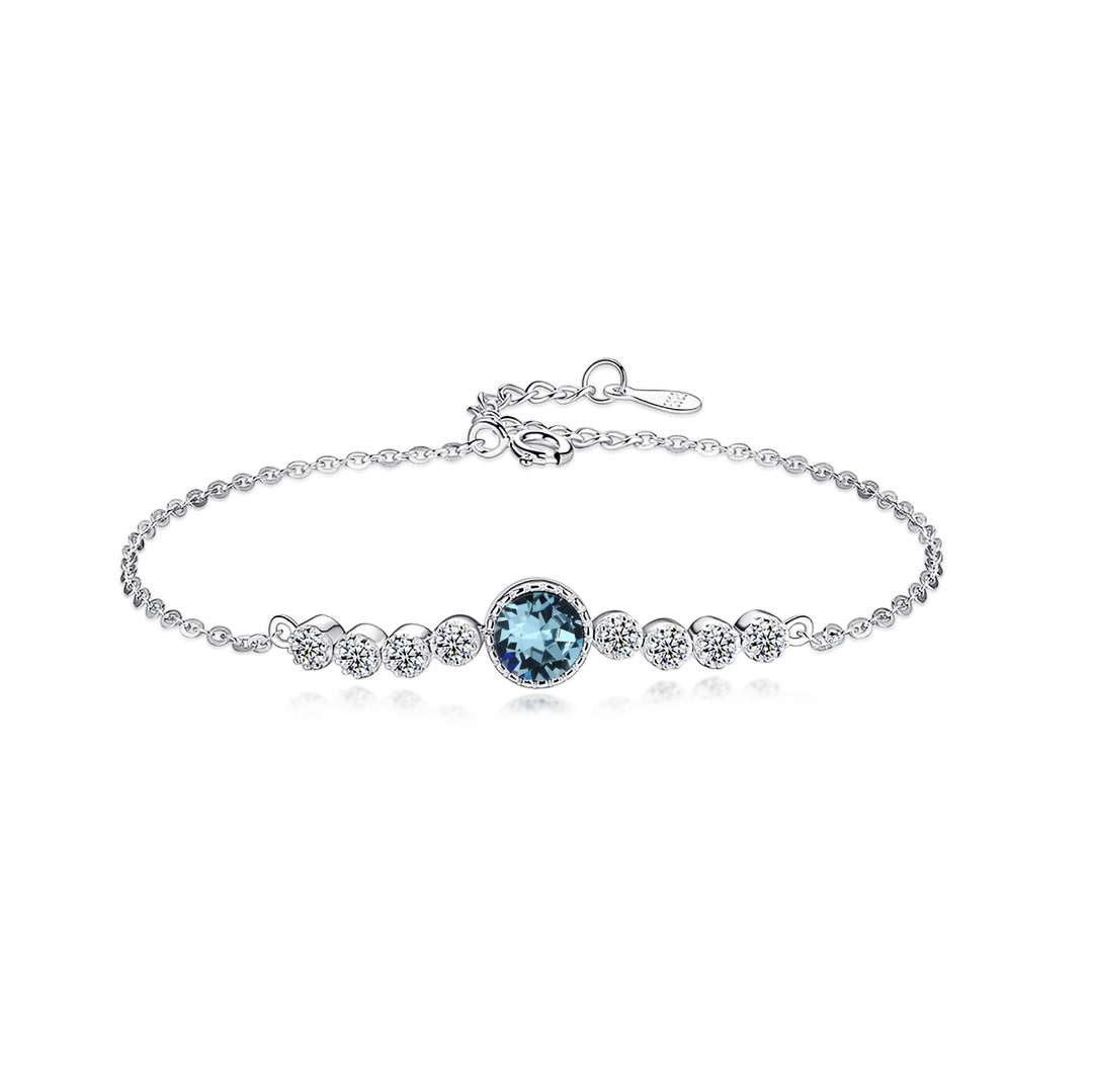 Pomuse Luxurious Heart Of The Ocean Bracelet