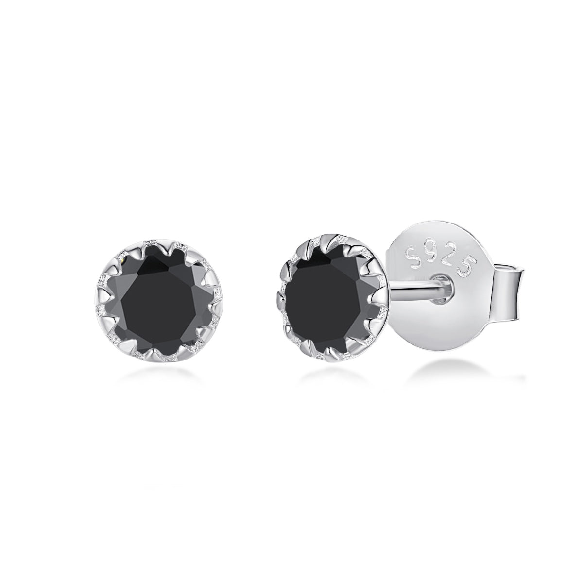 Pomuse Sparkling Colorful Round Shape Earrings