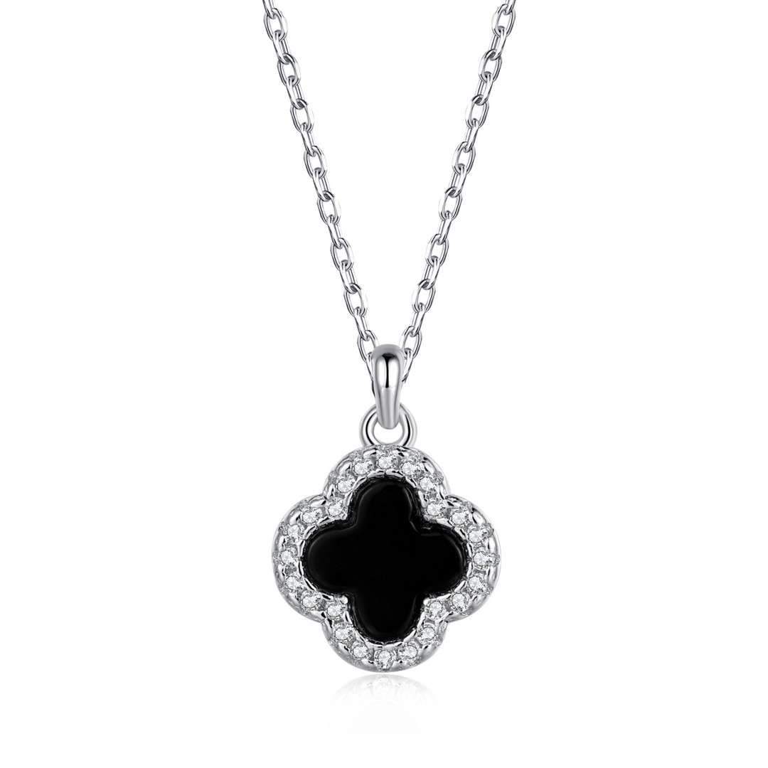 Pomuse Dainty Flower Shape Necklace
