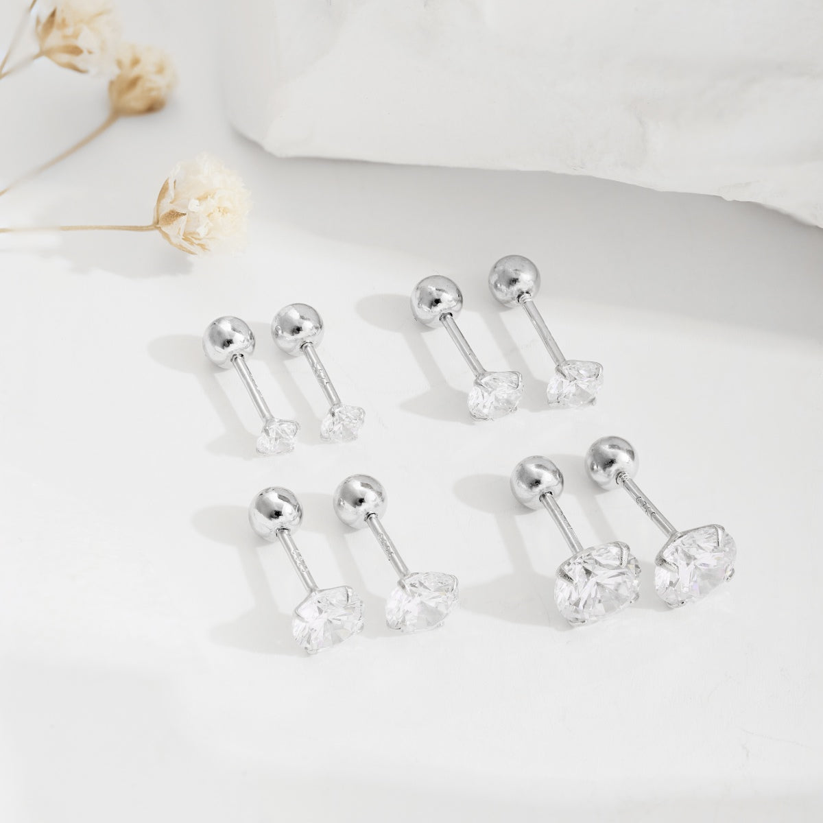 Pomuse Unique U-Shaped Ear Bone Earrings