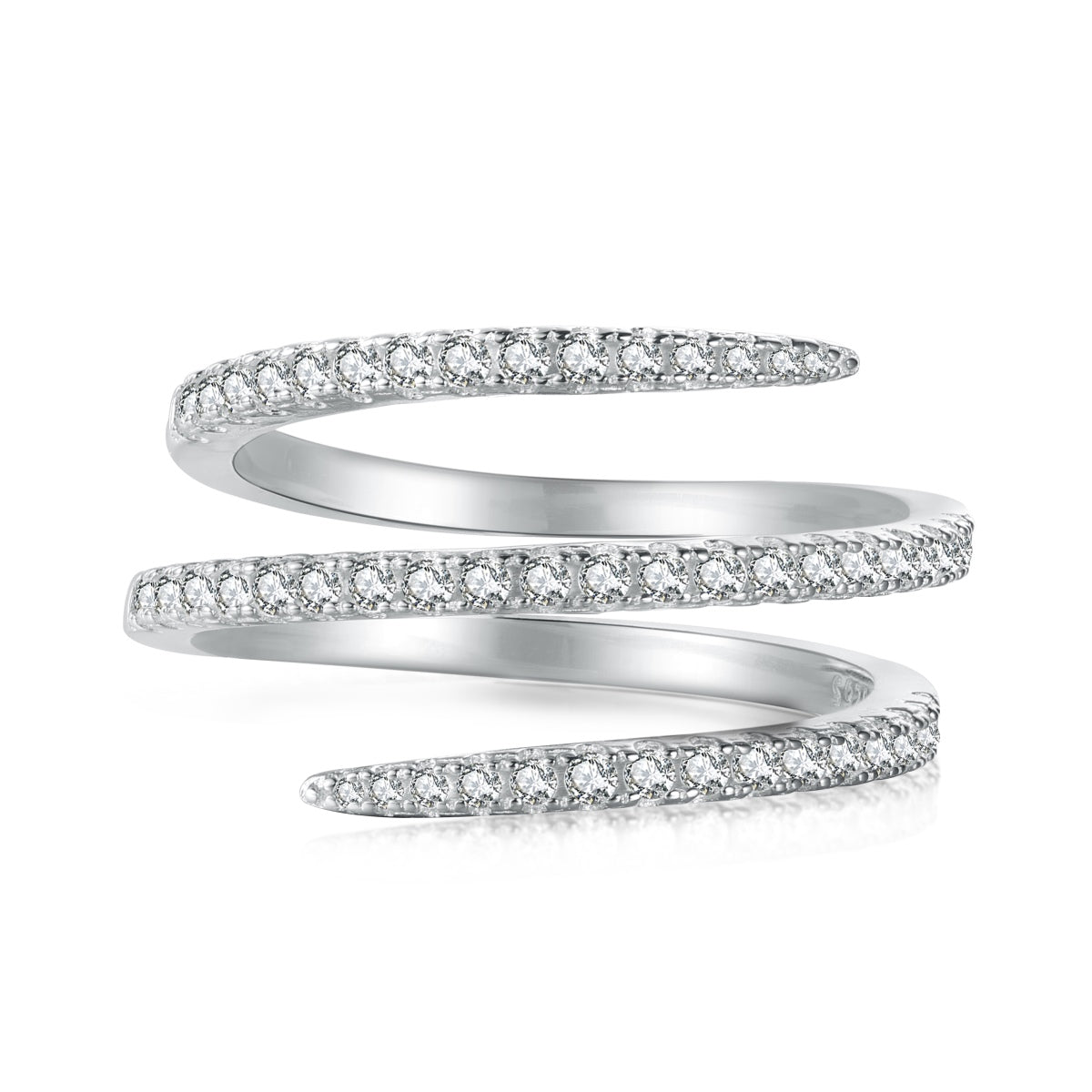 Pomuse Unique Vibrant Entangle Daily Ring