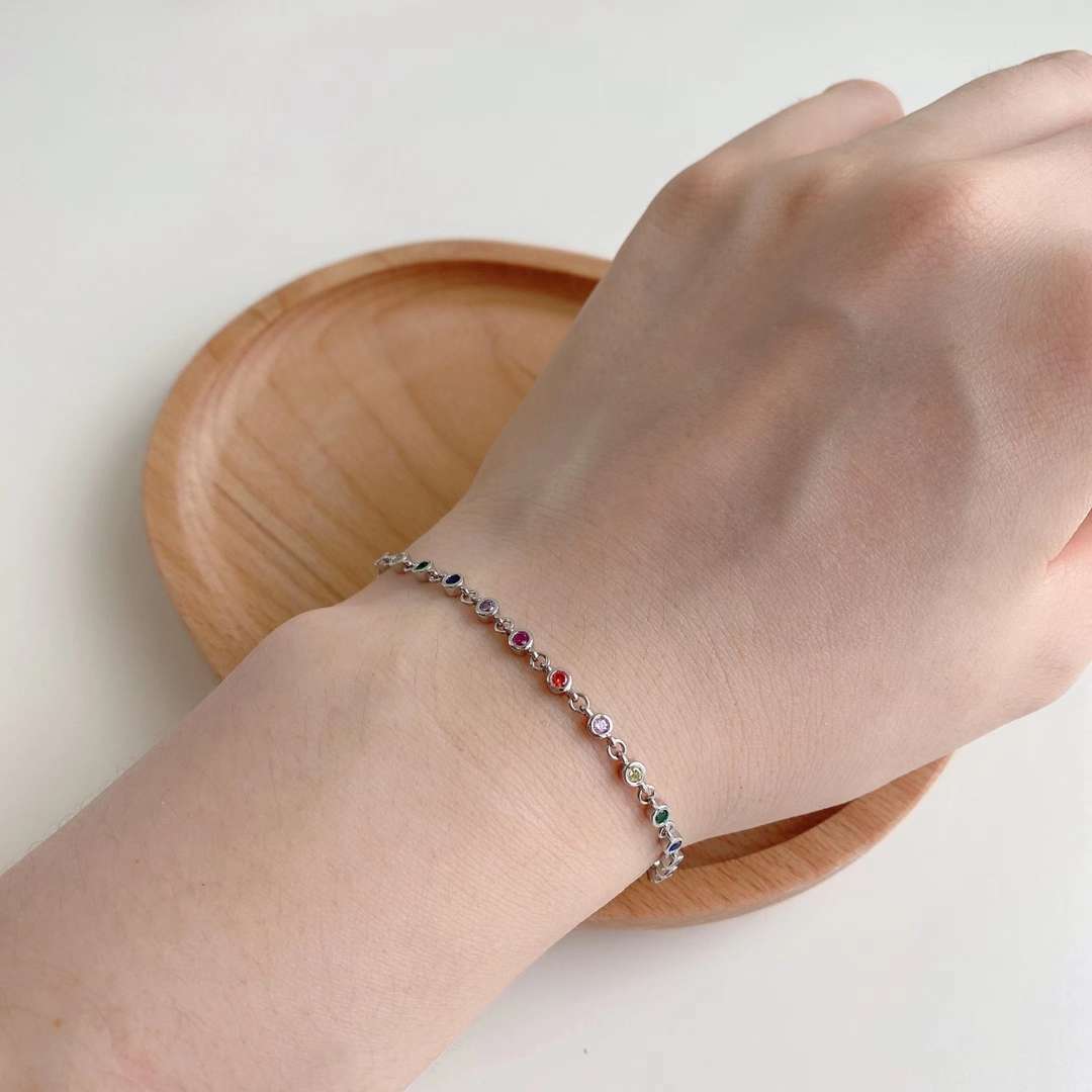 Pomuse Colorful Bead Array Bracelet