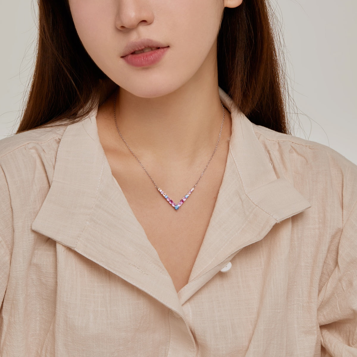 Pomuse Ornate Round Cut Necklace