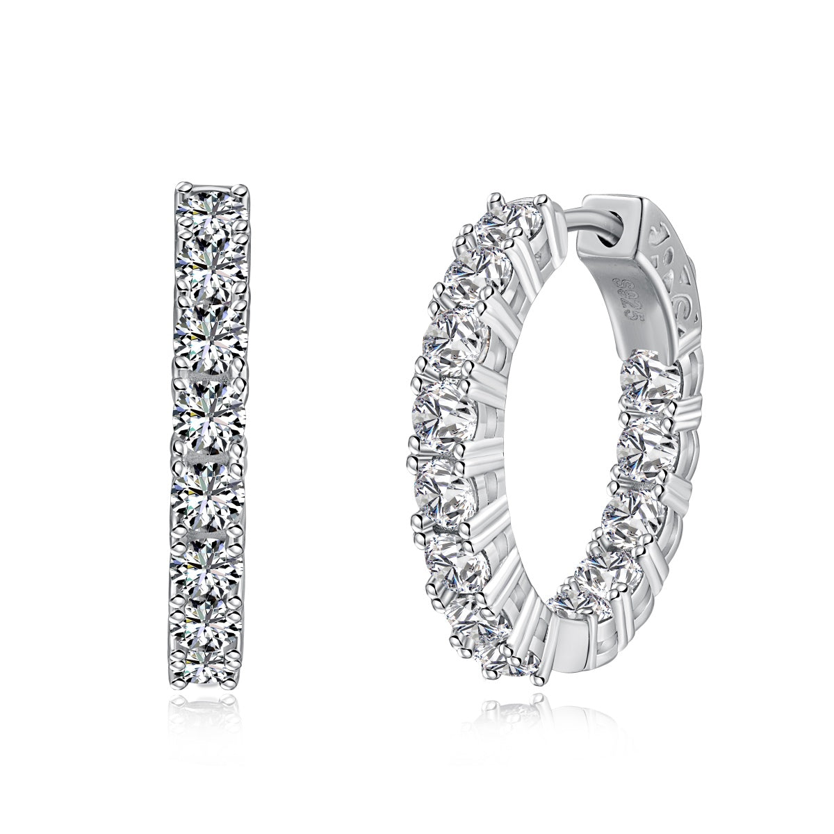 Pomuse Unique Round Cut Daily Earrings