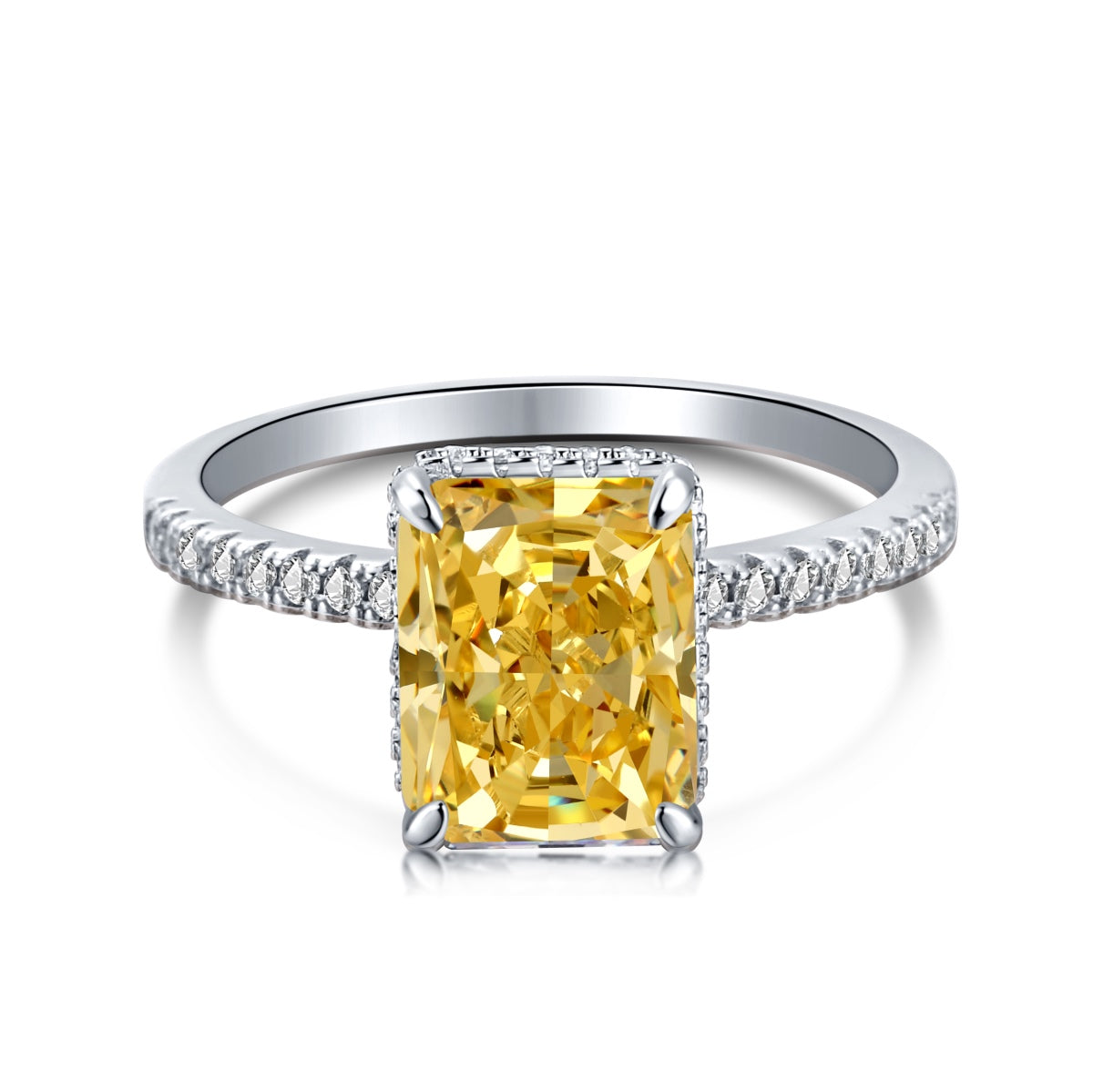 Pomuse 4.0 Carat Luxurious Engagement Ring