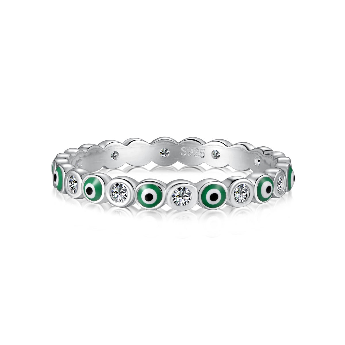 Pomuse Sparkling Vibrant Round Shape Daily Ring