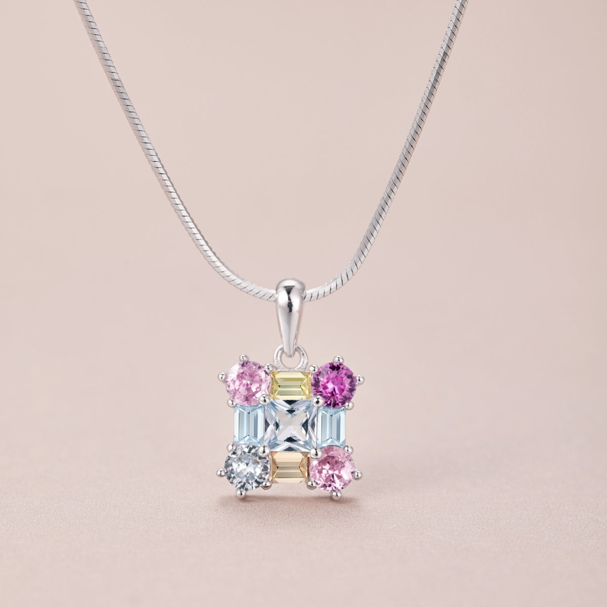 Pomuse Gorgeous Multi Colorful Necklace