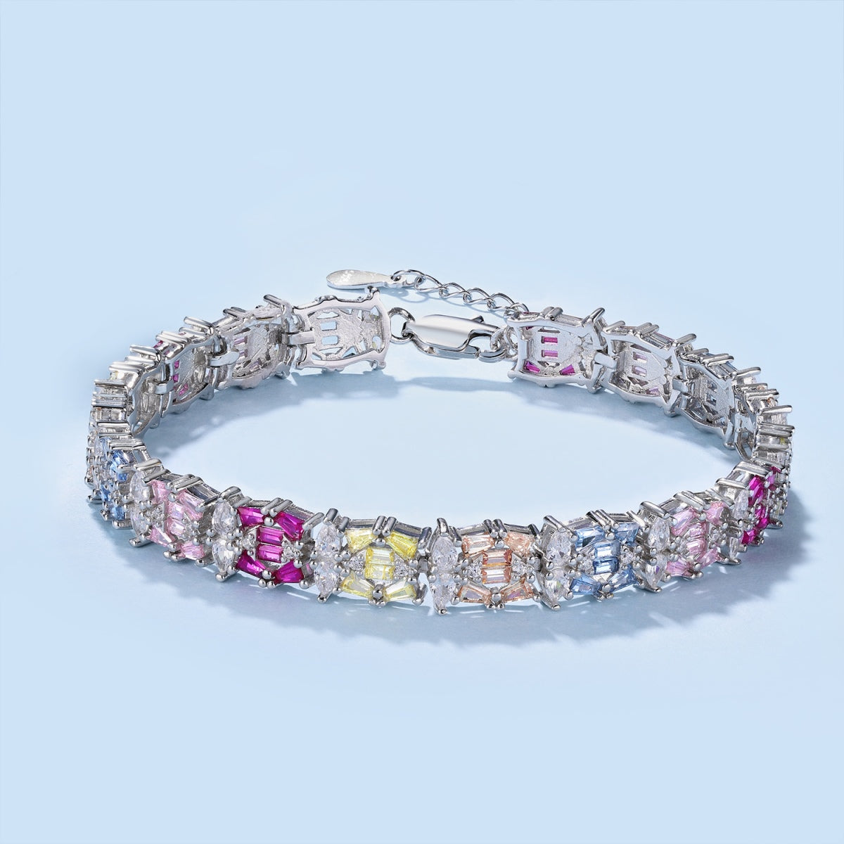 Pomuse Delicate Colorful Multi Cut Party Bracelet