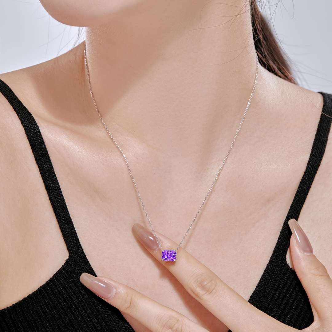 Pomuse Luxurious Square Shape Colorful Necalack