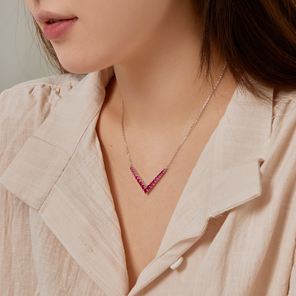 Pomuse Ornate Round Cut Necklace