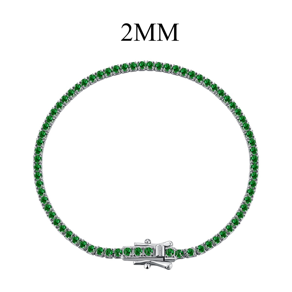 Pomuse Radiant Colorful Round Cut Party Bracelet