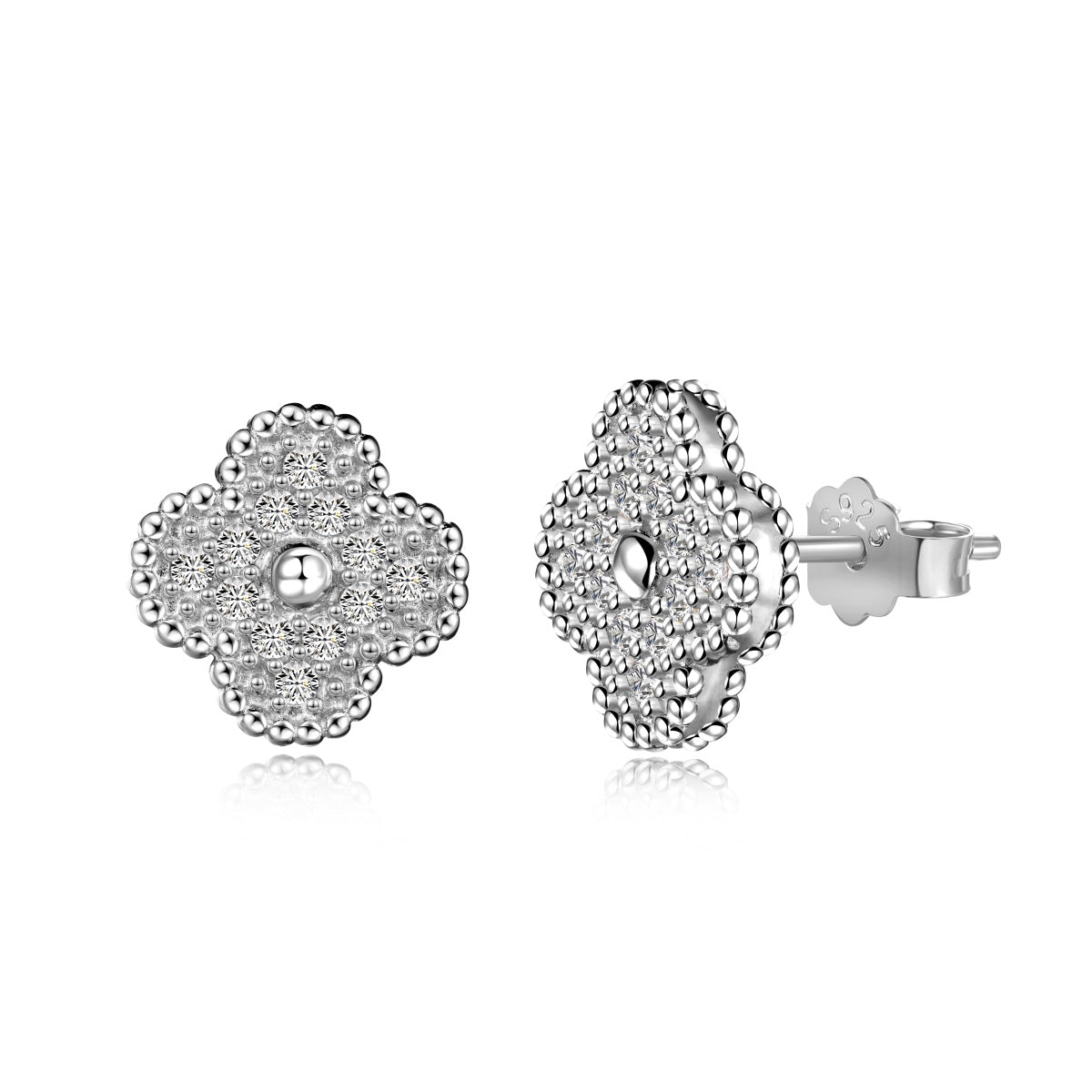 Pomuse Four Leaf Clover Fashion Earrings