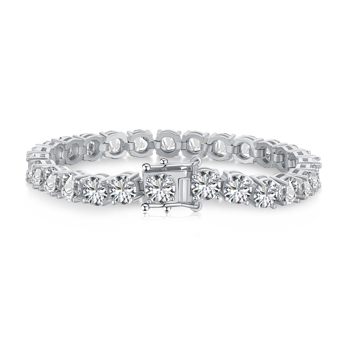 Pomuse 0.75 Carat Dazzling Round Cut Wedding Bracelet