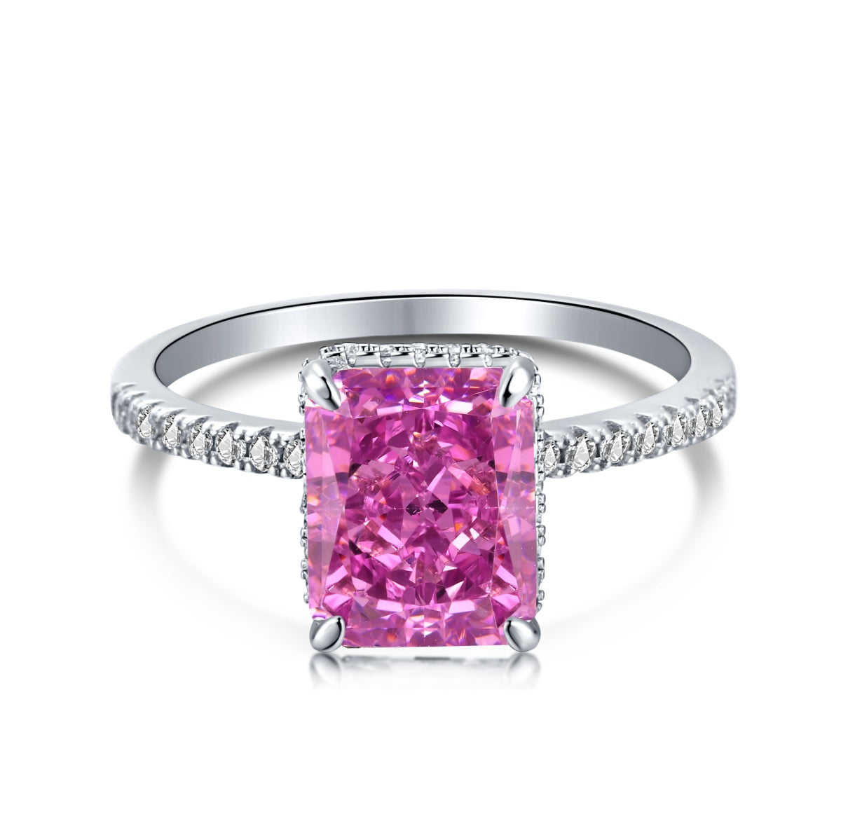 Pomuse 4.0 Carat Luxurious Engagement Ring