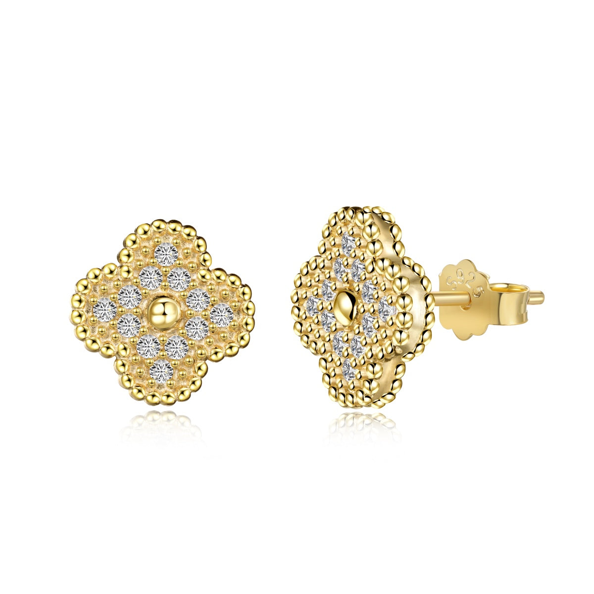 Pomuse Four Leaf Clover Fashion Earrings