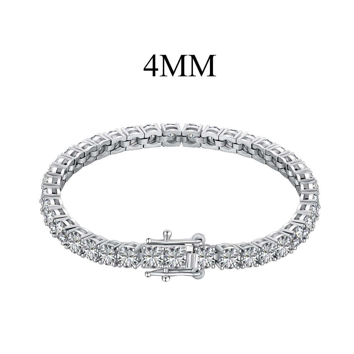 Pomuse Radiant Colorful Round Cut Party Bracelet