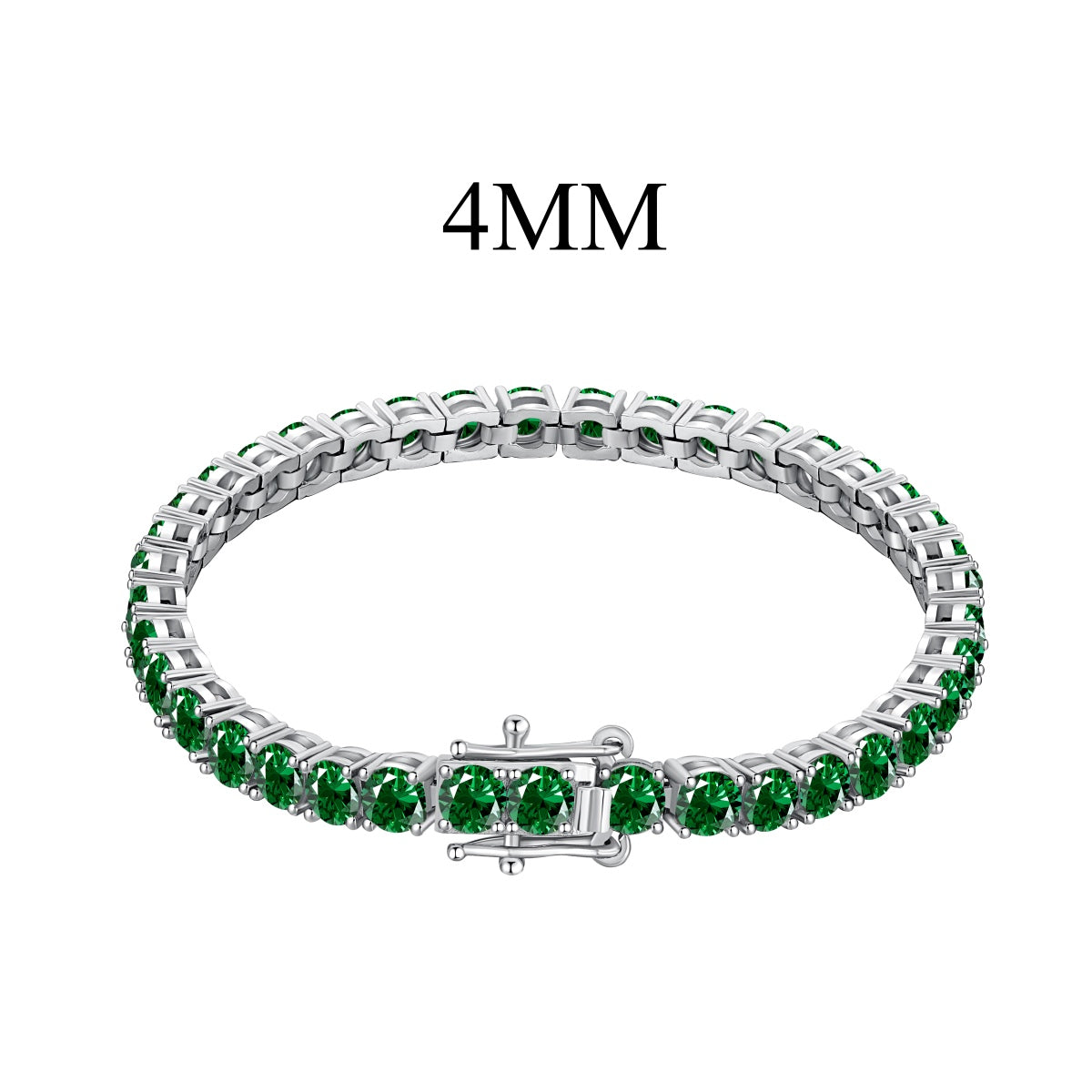 Pomuse Radiant Colorful Round Cut Party Bracelet