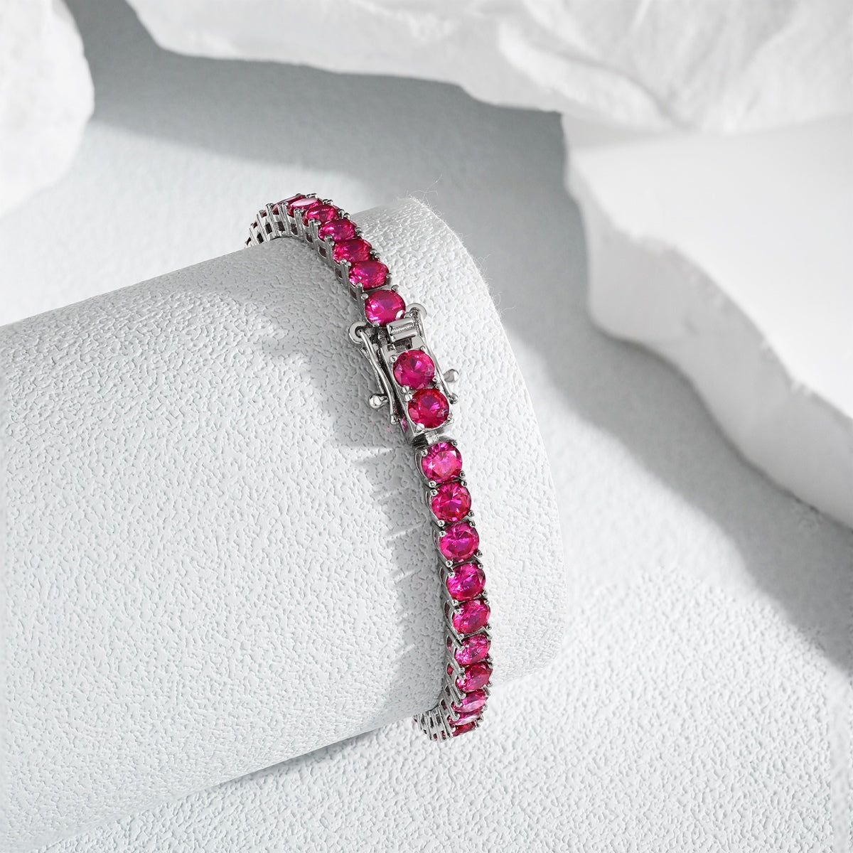 Pomuse Radiant Colorful Round Cut Party Bracelet