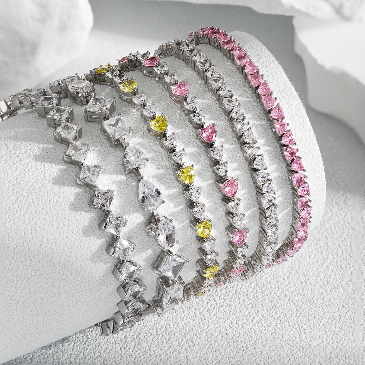 Pomuse Unique Exquisite Multi Cut Daily Bracelet