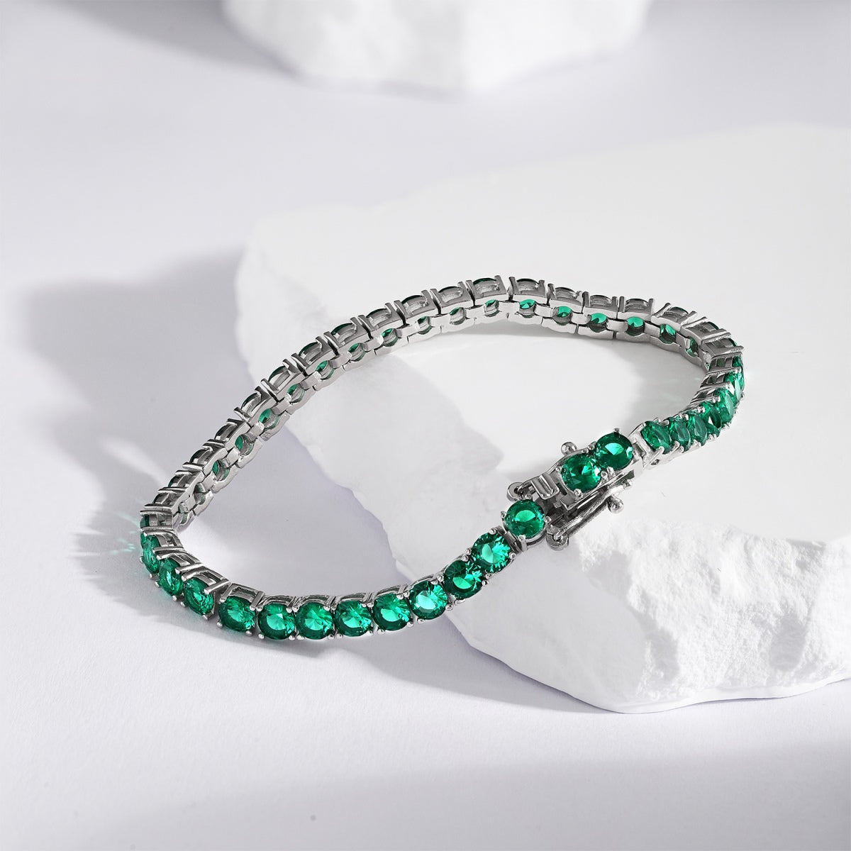 Pomuse Radiant Colorful Round Cut Party Bracelet