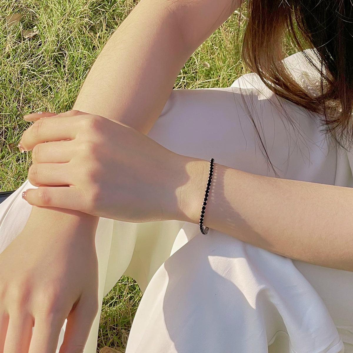 Pomuse Radiant Colorful Round Cut Party Bracelet