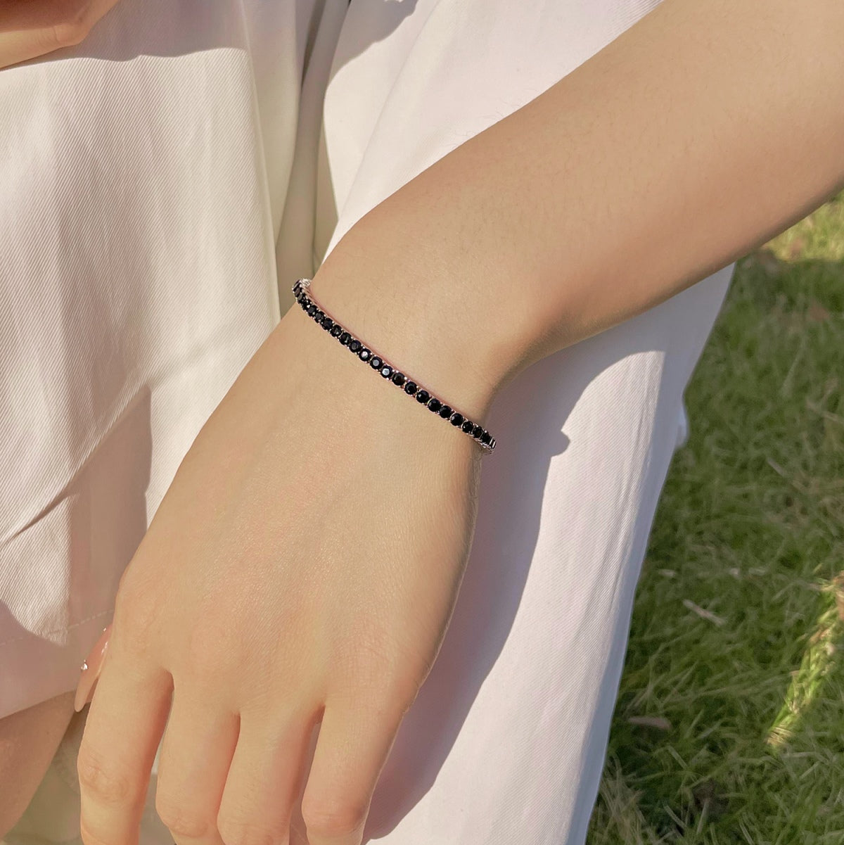 Pomuse Radiant Colorful Round Cut Party Bracelet