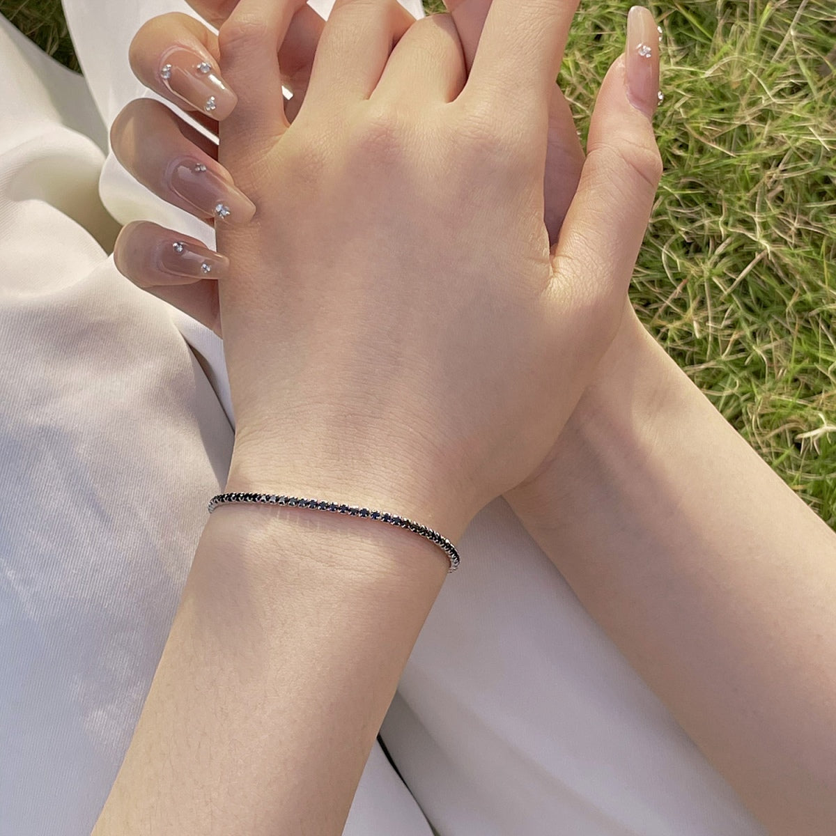 Pomuse Radiant Colorful Round Cut Party Bracelet