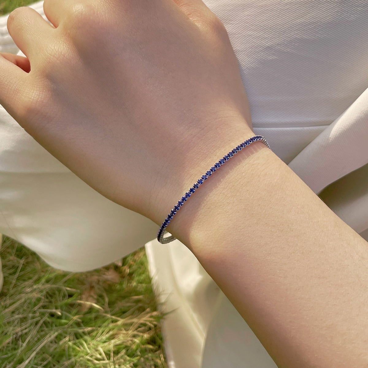 Pomuse Radiant Colorful Round Cut Party Bracelet