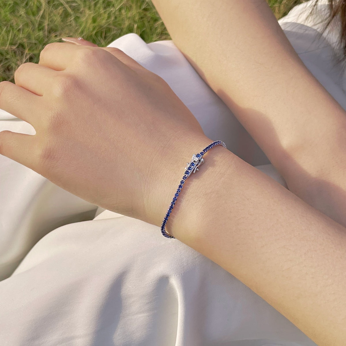 Pomuse Radiant Colorful Round Cut Party Bracelet