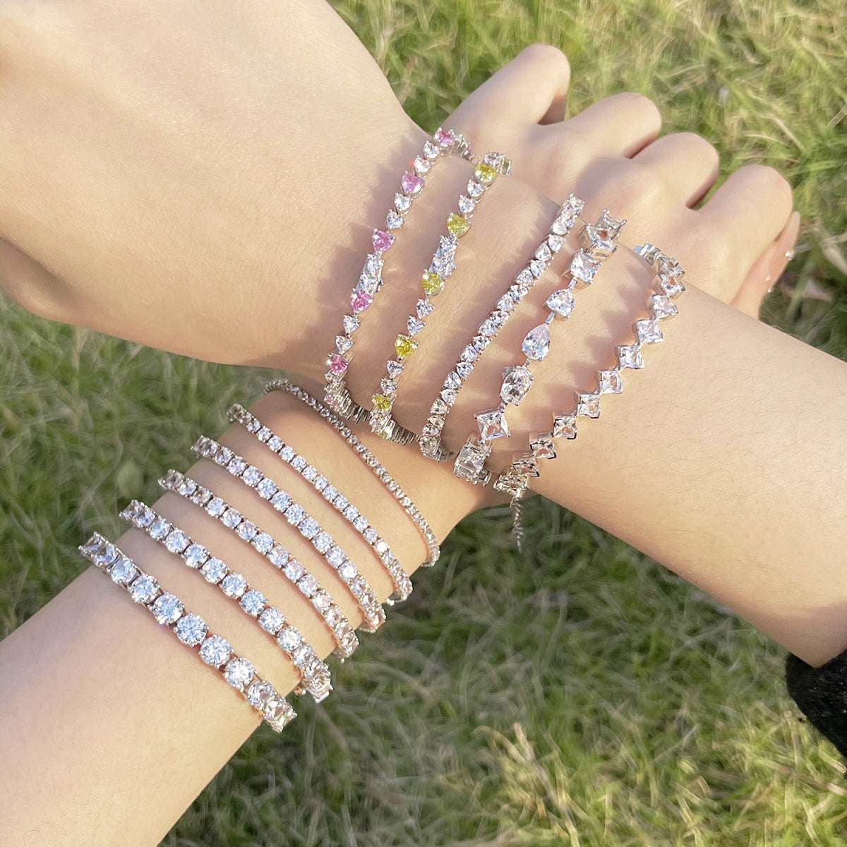 Pomuse Unique Exquisite Multi Cut Daily Bracelet