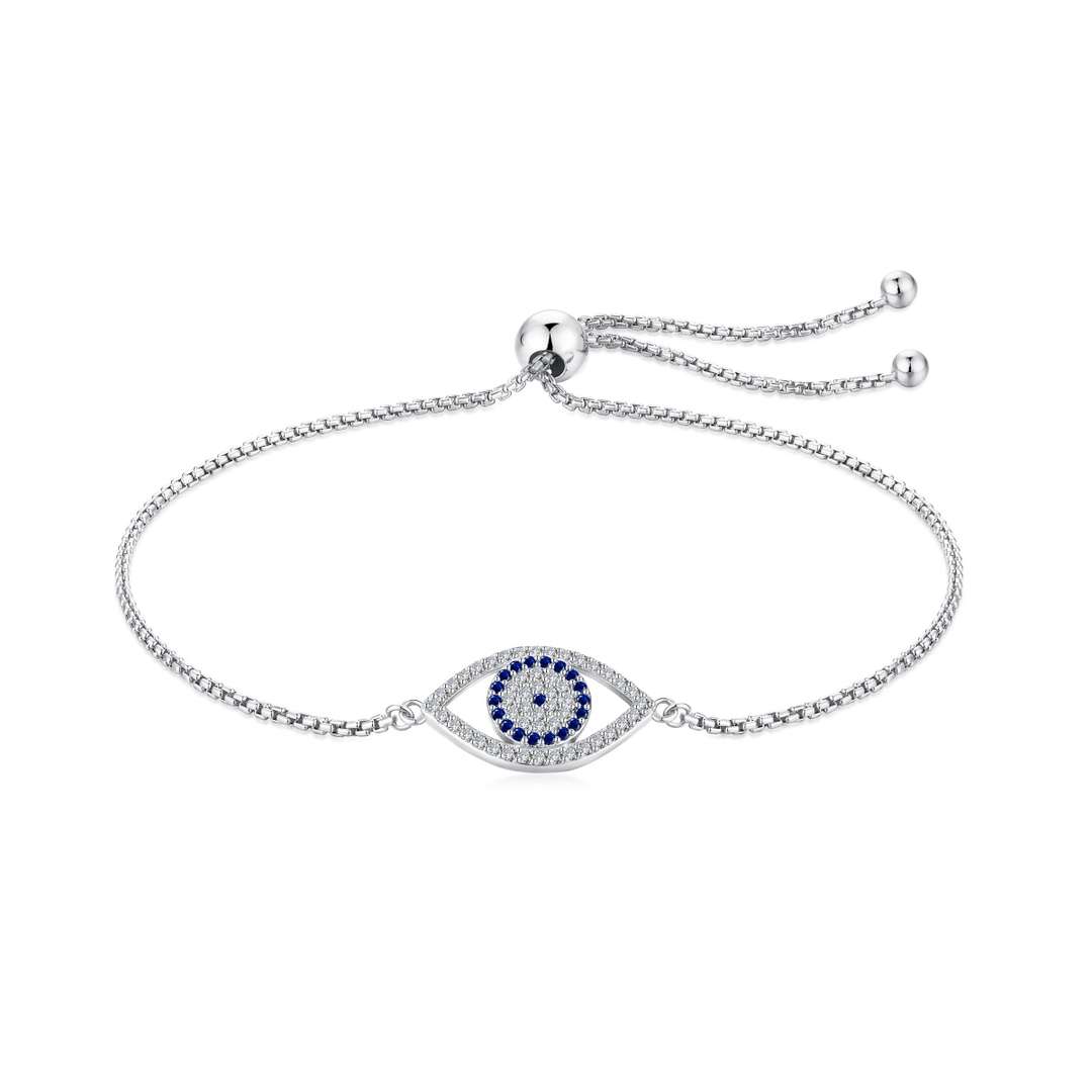 Pomuse Dazzling Eye Shape Necklace